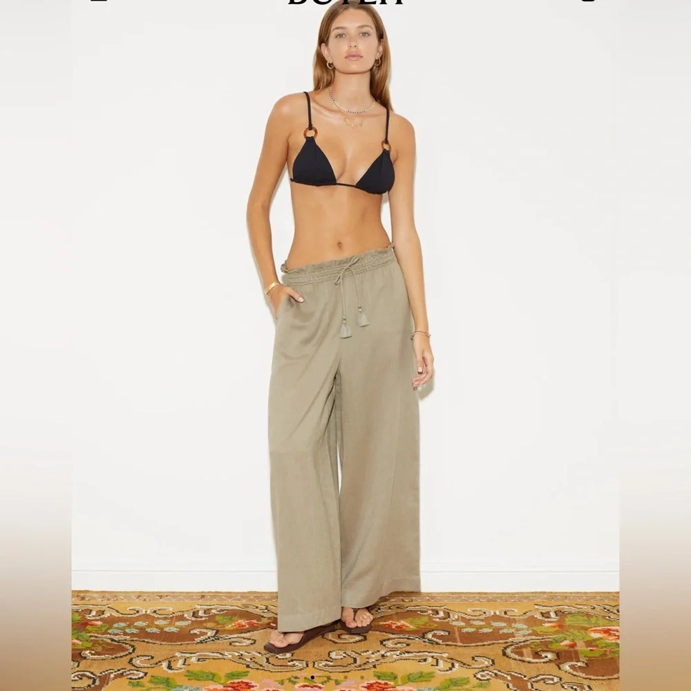 Boteh Paper Bag High Waist Pant